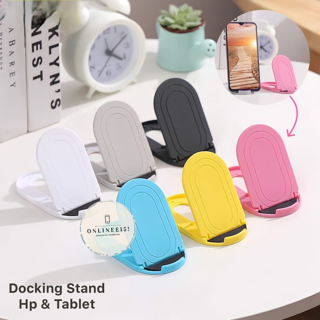 STENTS FOLDING DUDUKAN STAND HOLDER HANDPHONE IPAD TABLET HP/ UNIVERSAL S069