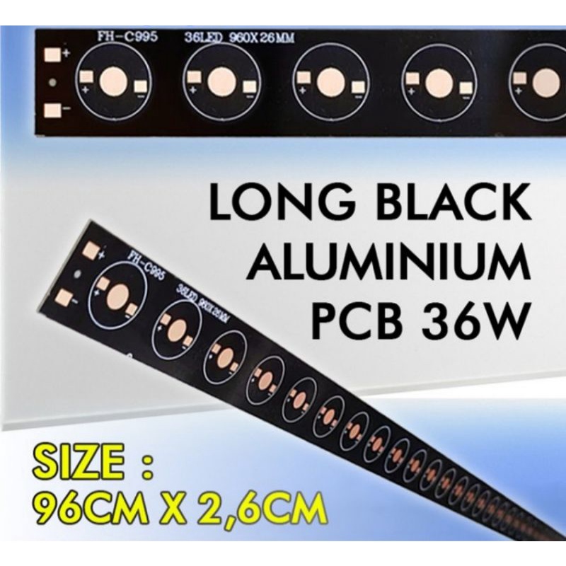 PCB Aluminium LED 36 Watt 960x34mm