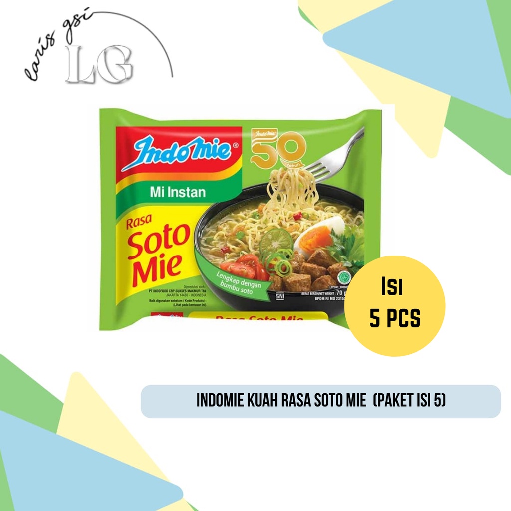 

Indomie Soto Mie (5pcs)