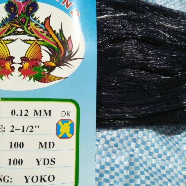 012 Jaring burung hitam 2½" tinggi 6 meter panjang 100 yds  jaring aja