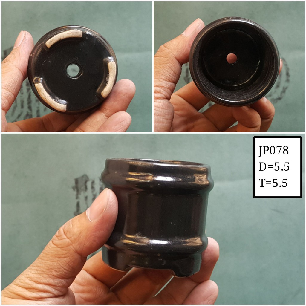 Pot Keramik Mini Bulat JP078