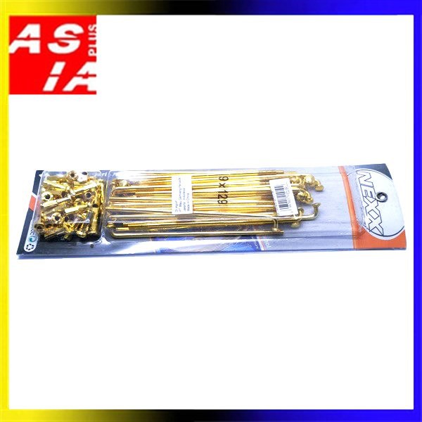 JARI JARI RUJI ORI NEXX RACING GOLD 9 X 129 VARIASI SEPEDA MOTOR E2S
