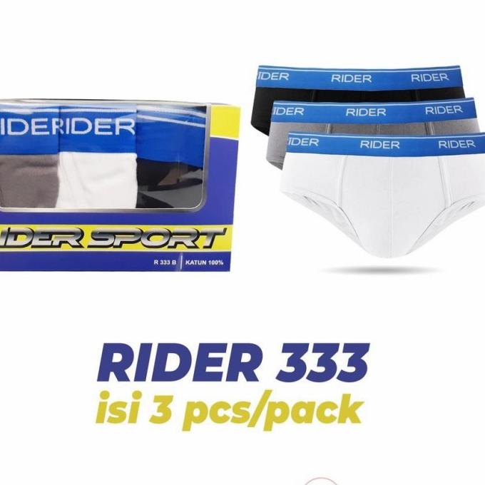 Celana Dalam Rider Sport 333B/Cd Rider Sport/Sempak Rider/Promo Grosir