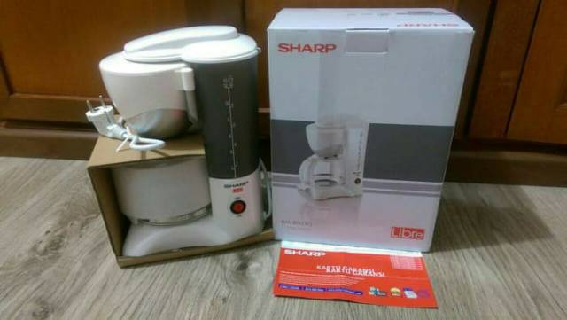 Sharp Coffee Maker 10-12 Cup (1.5Liter) HM80L Putih/ Mesin Coffee Sharp