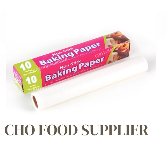 

BAKING PAPER ROLL JM 30 CM X 10M / NON STICK BAKING PAPER ROLL