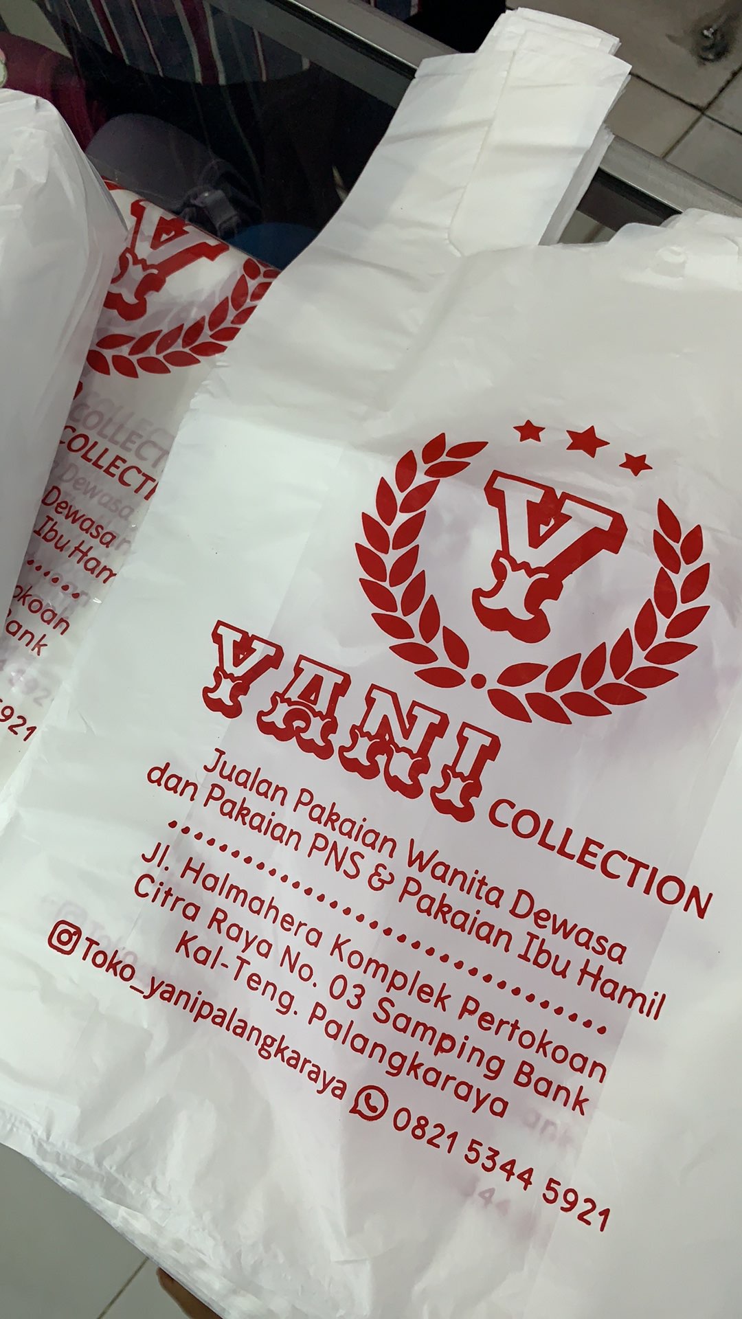 Plastik Sablon Murah, Plastik Olshop, Plastik Kresek, Plastik Murah Free Desain