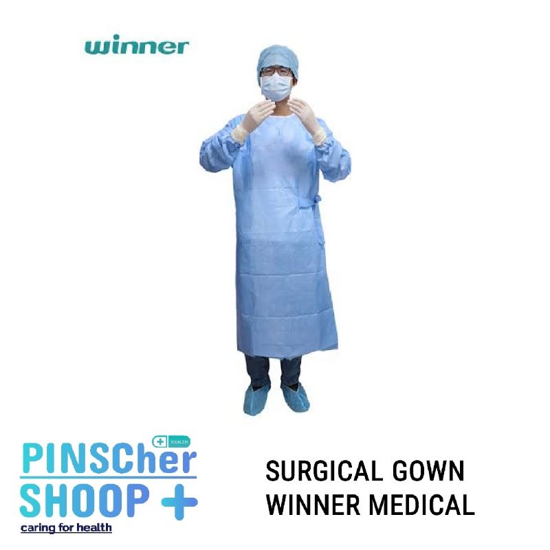 WINNER SURGICAL GOWN BAJU OPERASI JUBAH OPERASI M / L / XL / XXL