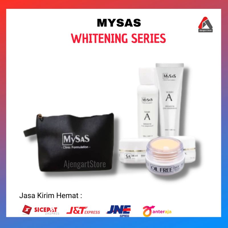 Mysas Paket Normal Whitening Glow Whitening Series Cream Mysas Original Mysas Skincare My Sas Origin