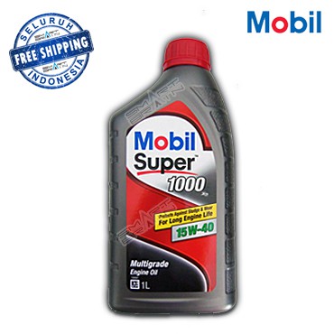 Mobil Super 1000 X2 15W-40 [1L] Oli Mesin