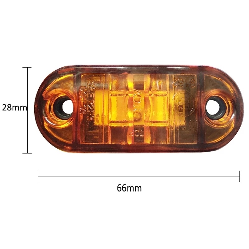 1 Pcs/2 LED Car Piranha Lamp Beads LED Lights] [Auto  Warning Led Lamp] [Lampu Sinyal Sisi Universal LED]