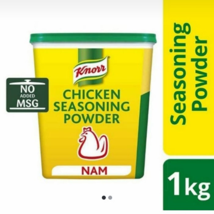 

Ready- Knoor Chicken Seasoning Powder 1Kg/Kaldu Ayam Bubuk Non Msg