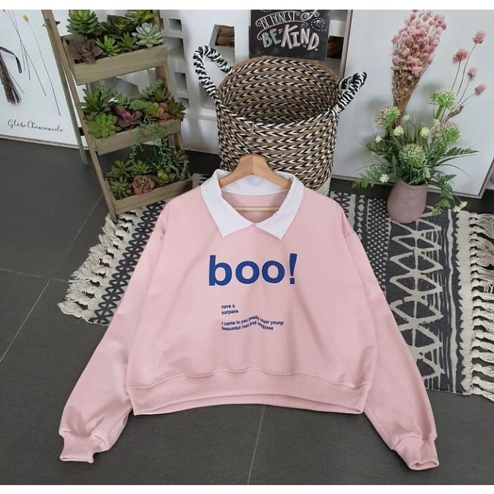 Sweater Wanita Termurah Berkualitas - Boo Colar