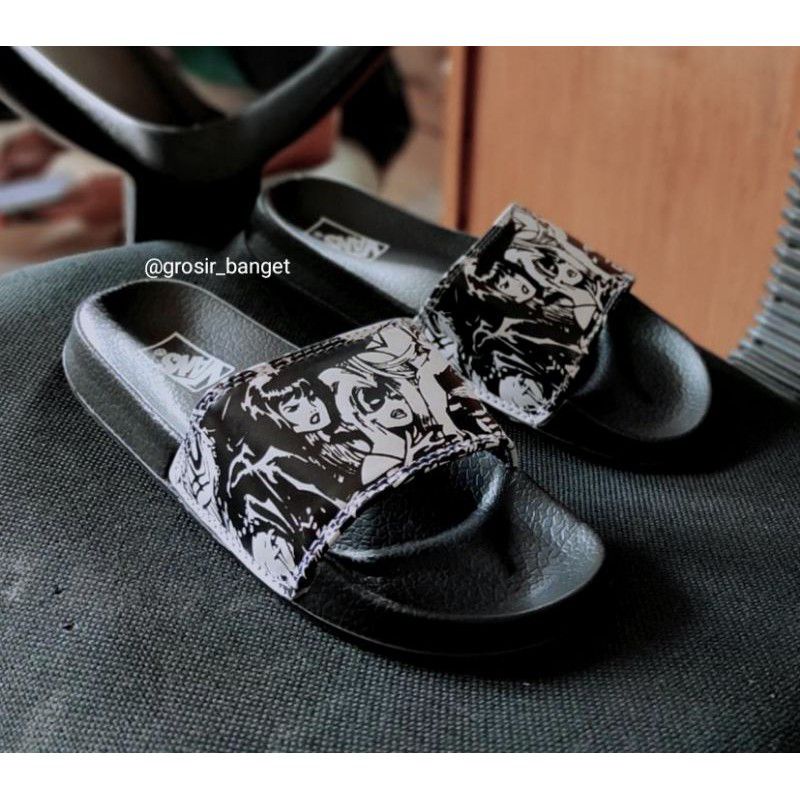 Sandal Vans Marvel Grade ori vietnam, Sandal Vans Checkerboard Slides, Sandal Vans Off The Wall