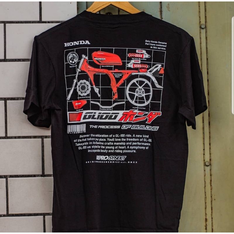 kaos GL 100 / kaos GL cepek (original) free stiker