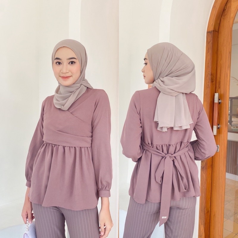 Shelma Blouse Crinkle Airflow Nara Blouse Tali