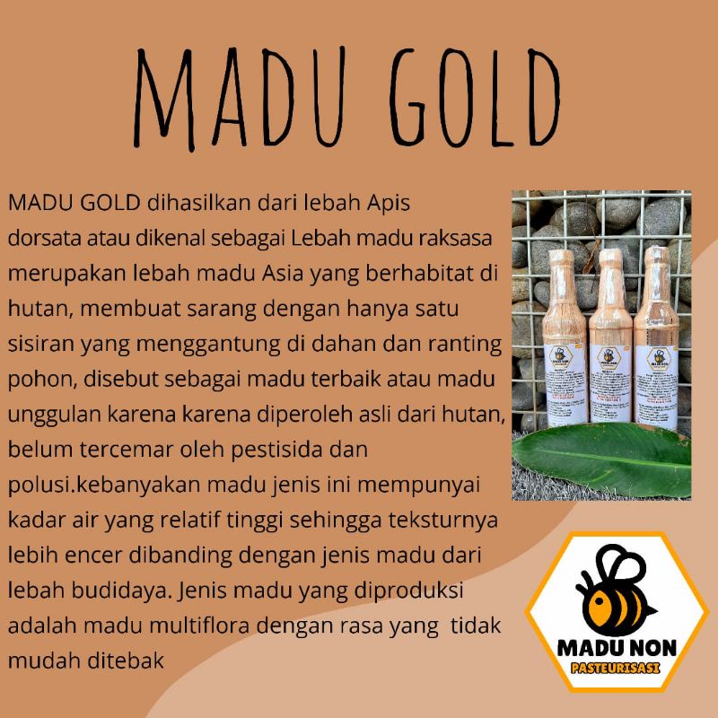 

Madu Non Pasteurisasi