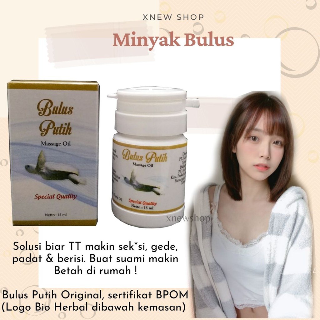 Minyak Bulus Putih Original BPOM Pembesar Payudara, Asli Oil Original, Herbal, Pembesar Penis