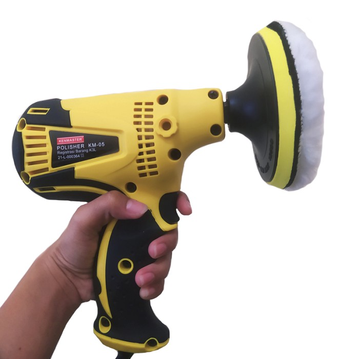 KENMASTER Car Polisher / Mesin Poles Body Mobil Poles Motor KM-05 Polisher Variable Speed 5&quot;