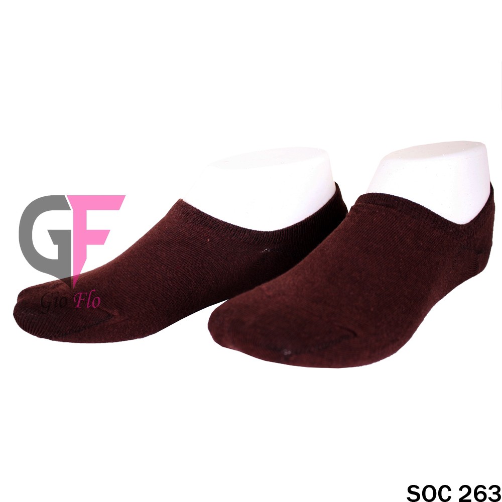 GIOFLO Kaos Kaki Tapak Casual Brown / SOC 263