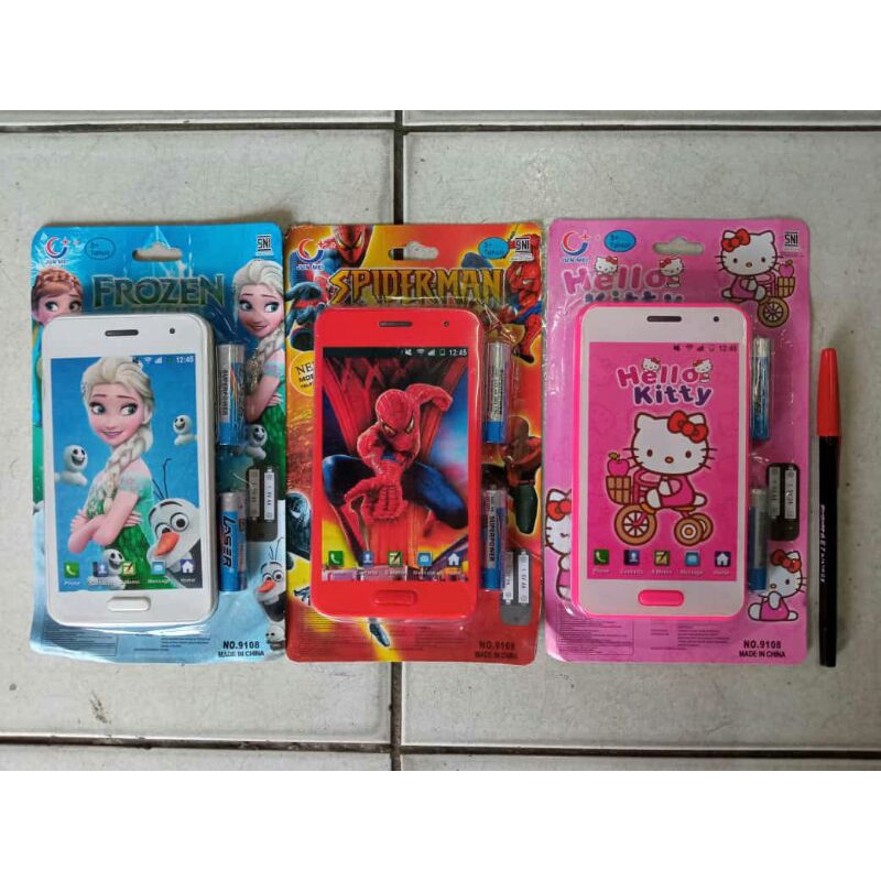 hp android mainan. mainan handphone anak.