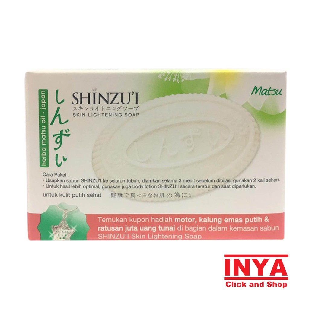SHINZUI MATSU SKIN LIGHTENING SOAP BAR 85gr - Sabun Batang