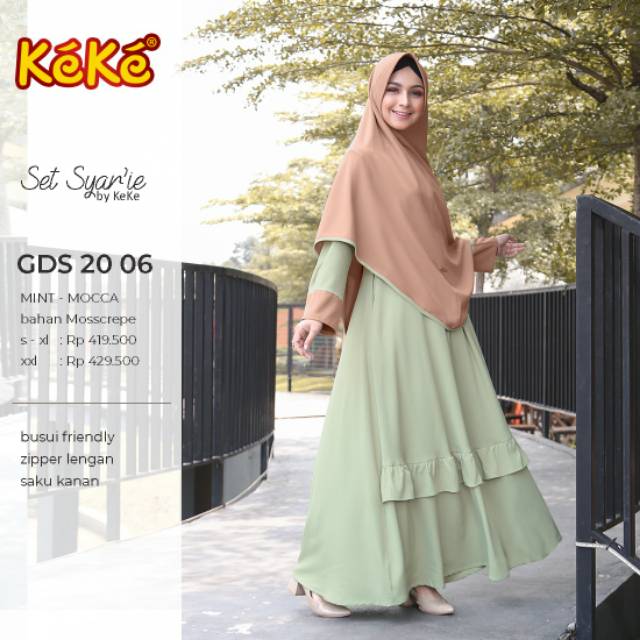 Gamis Dewasa Keke Syar'i ~ GDS 20 06 ~