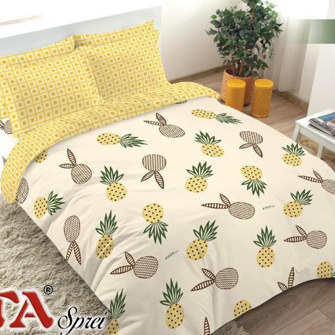 Bedcover Set King Fata Pineapple 180x200 cm