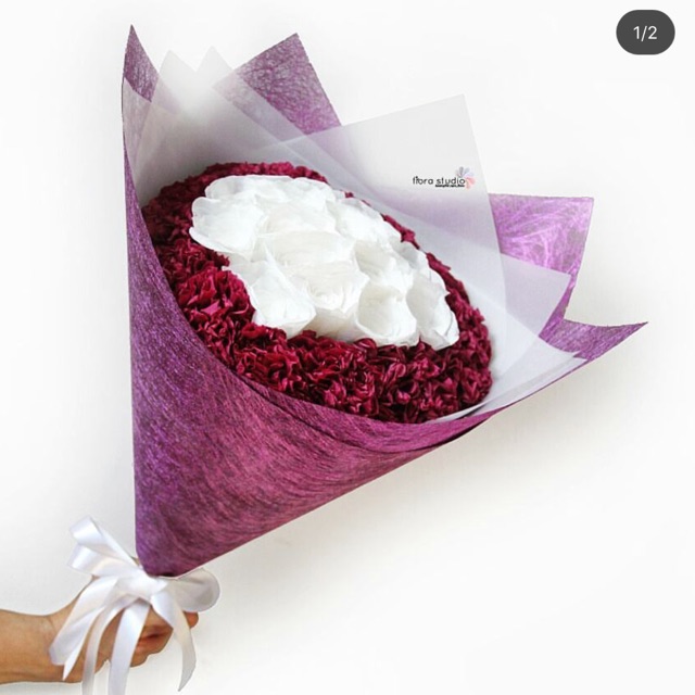 

Purple White Mix (paper flower)