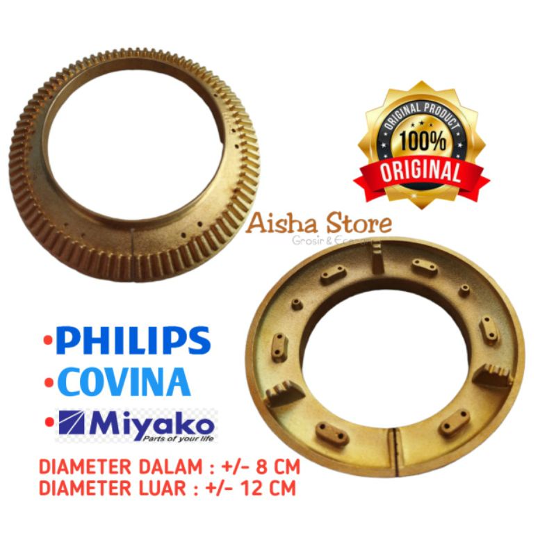 KUNINGAN KOMPOR GAS PHILIPS  BURNER KOMPOR GAS MODEL PHILIPS TURBO KUNINGAN KOMPOR COVINA