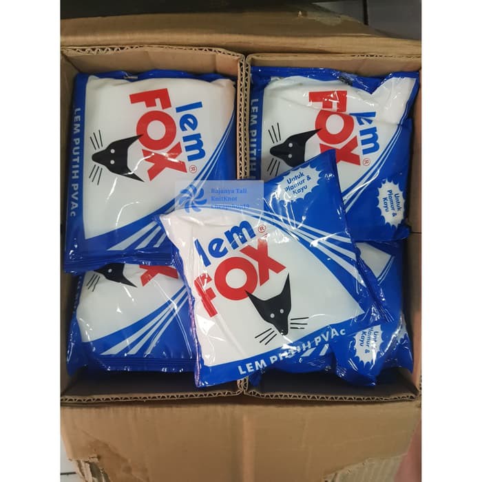 

LEM FOX 350 PUTIH PVAc Biru / LEM SLIME 350 GRAM RJT