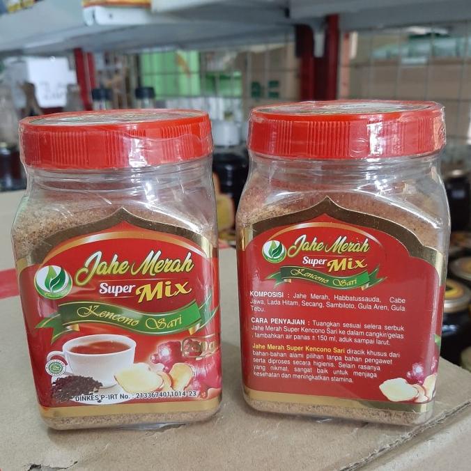 

Jahe merah super mix bubuk instan 250gr kencono sari