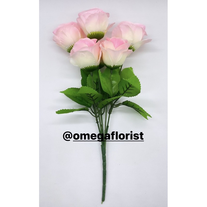 Rose Tropis X6 Bunga Artifical Bunga Artificial/Bunga Plastik/Bunga Dekorasi/Dekorasi Pernikahan/Pernikahan-1