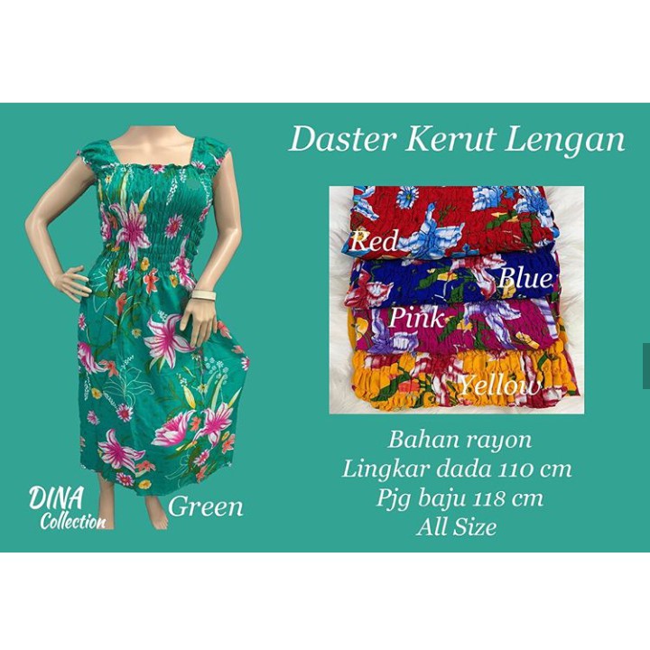 Daster Kerut Lengan Size panjang