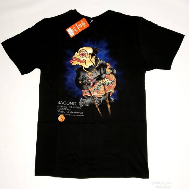 Kaos budaya wayang kirangan bagong