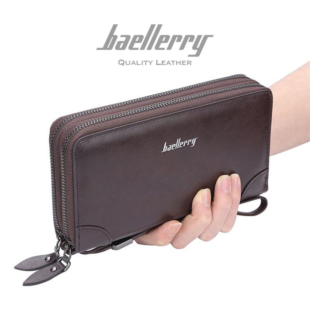 BL /  S6702 Dompet Unisex Panjang Bahan Kulit PU Leather Premium