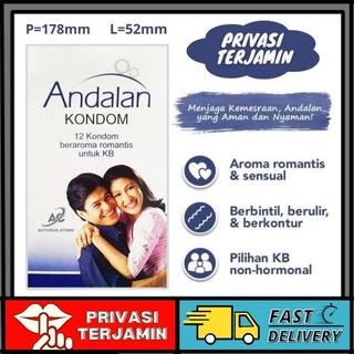 Image of Kondom Andalan ISI 12 pcs / Bergerigi Berulir / Alat kontrasepsi / BISA BAYAR DITEMPAT(COD)