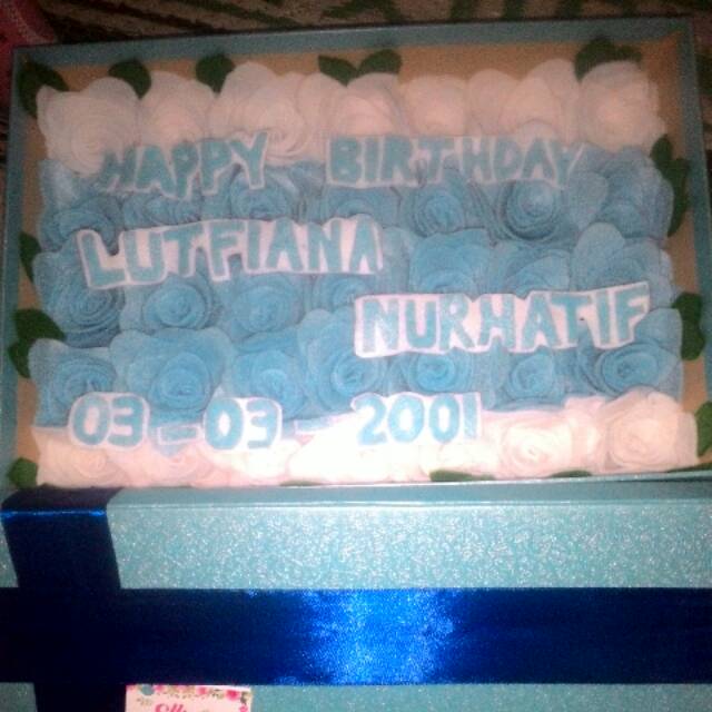 Buket flanel wisuda / buket bunga flanel