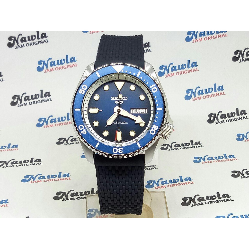 Seiko 5 Sports SRPD71K2 Automatic Blue Dial - Jam Tangan Pria SRPD71