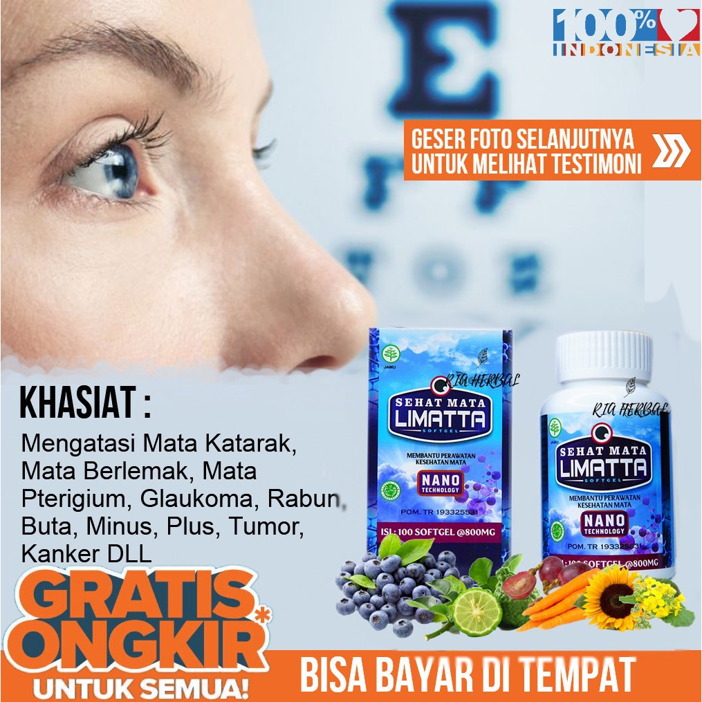 Obat Menghilangkan Gumpalan Lemak Di Mata Herbal Alami Untuk Xanthelasma Tradisional Limatta Shopee Indonesia