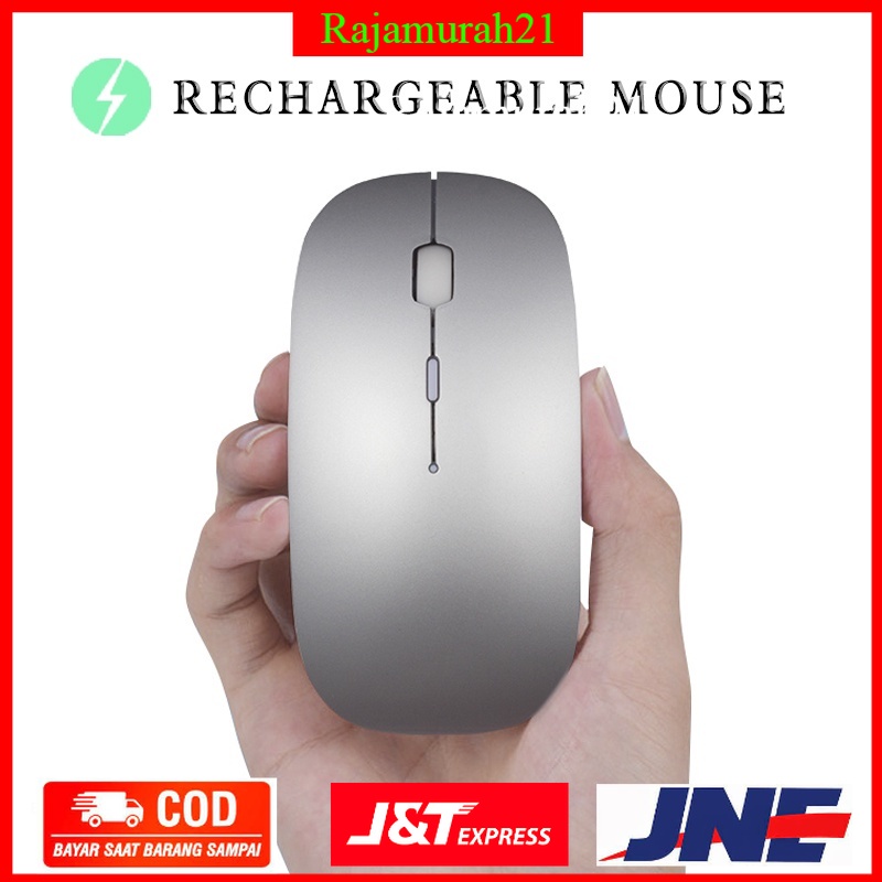 Taffware Mouse Bluetooth 5.2 &amp; Wireless 2.4G Rechargeable - M8120G - Black - OMMS1QBK