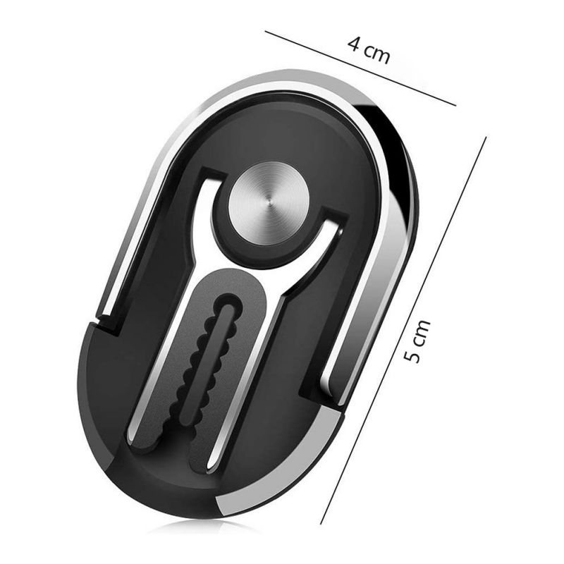 Universal Multipurpose Mobile Phone Holder / 360 Rotation Air Vent Clip Phone GPS Mount / Finger Ring Phone Bracket / Desk Tablet Mobile Phone Stand / Kompatibel dengan for iPhone 11 Pro XS Max Android Phone Xiaomi Huawei Samsung