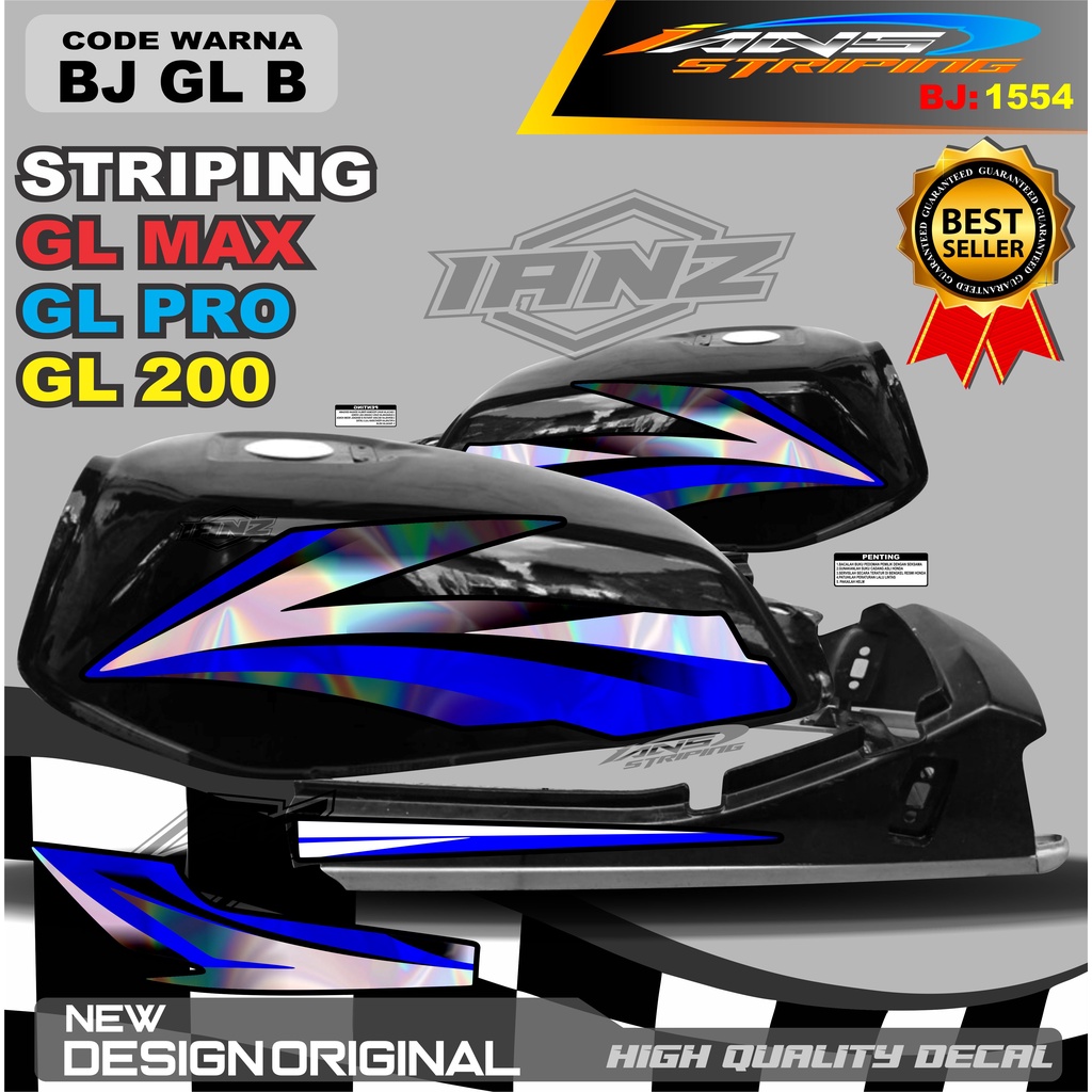 CUSTOM STRIPING GL 2000 VARIASI HOLOGRAM / STRIPING GL PRO MAX VARIASI HOLOGRAM / STRIPING GL