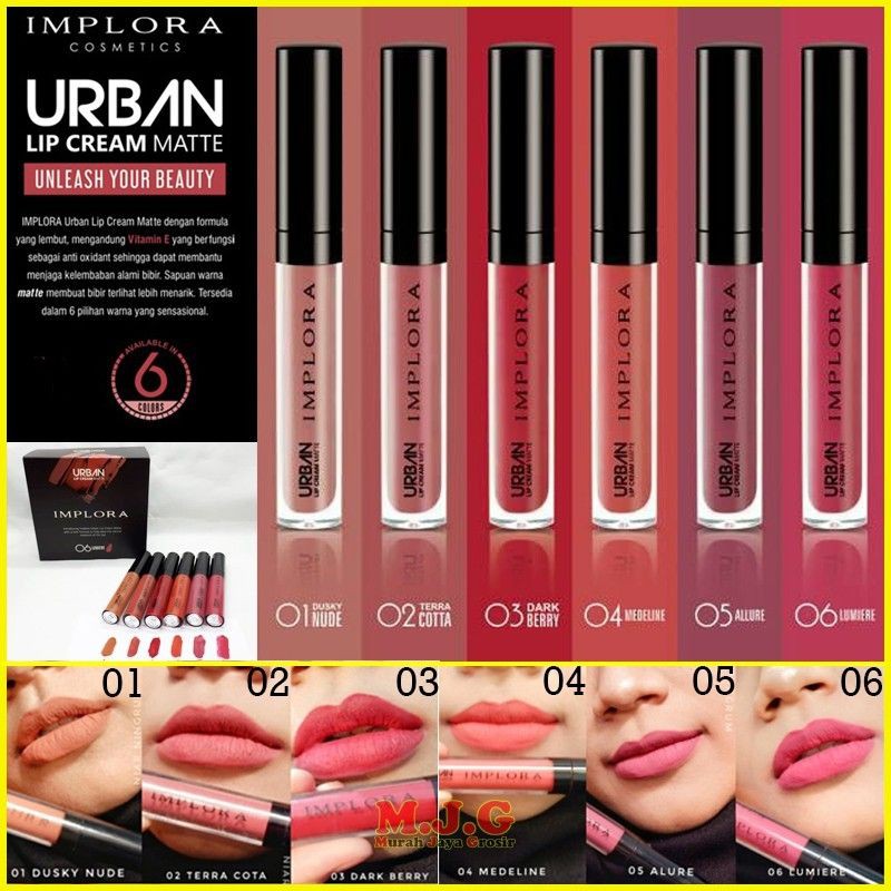 LIP CREAM IMPLORA,LIPCREAM MAYBELLIN,LIPSTICK REVLON