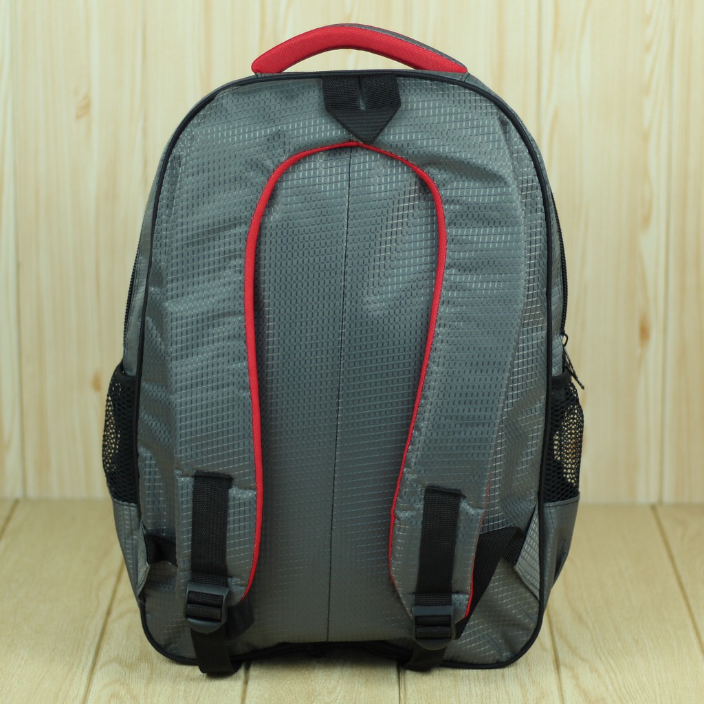 Tas Ransel Alfito Sablon Scotlet Abu Back Pack Laptop Pria Berkualitas