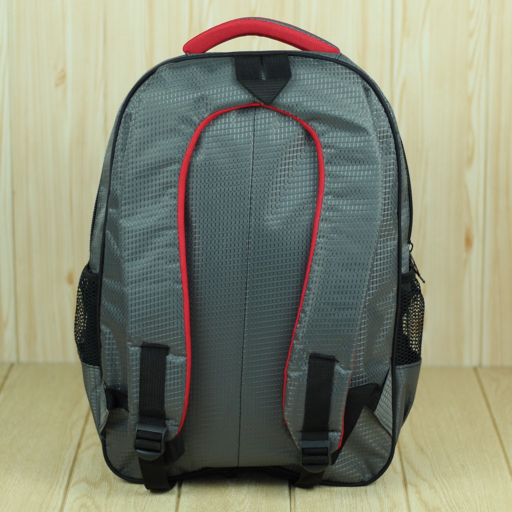 Tas Ransel Alfito Sablon Scotlet Abu Back Pack Laptop Pria Berkualitas