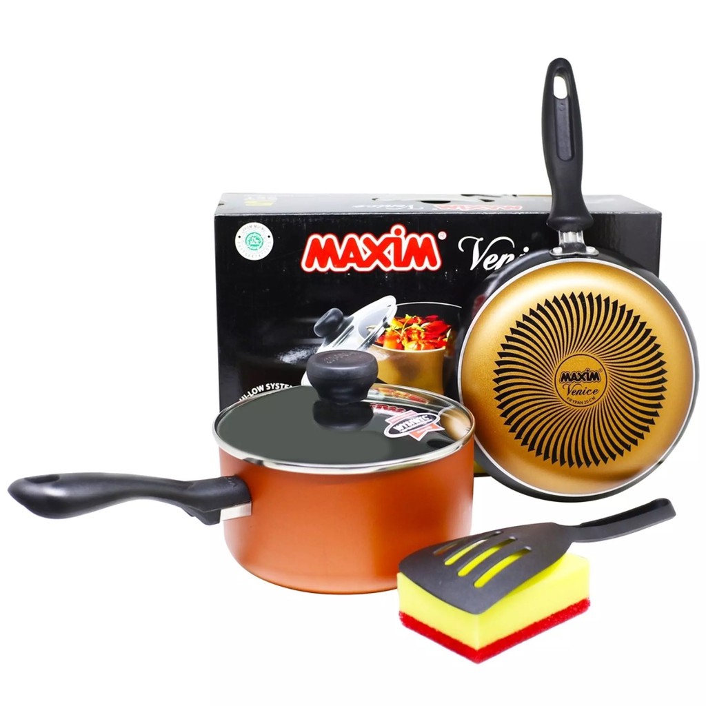 Maxim Venice SET 5 pcs / Set Peralatan Masak Cookware