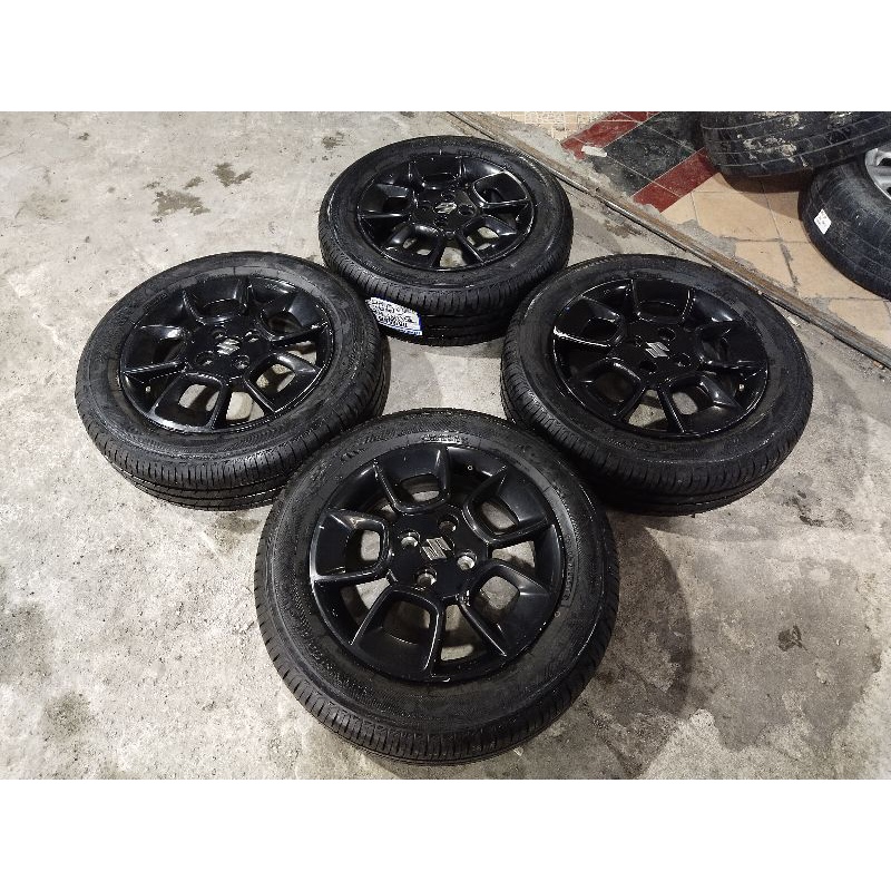 velgmobil racing seken copotan mobil suzuki ignis ring 15 + ban 175 65 r15 toyo ( baru 2017 )