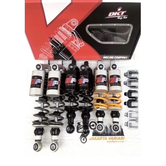 Shockbreaker Tabung Atas Gp series dkt thailand rebond klik Grey Series Shock Nmax Pcx Rx king Aerox