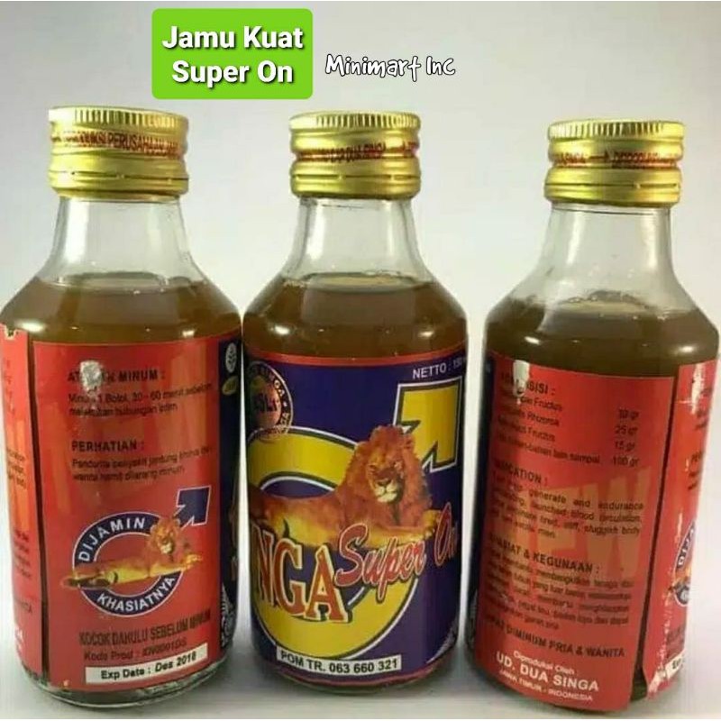Jamu Kuat Herbal Cap Dua Singa Super On