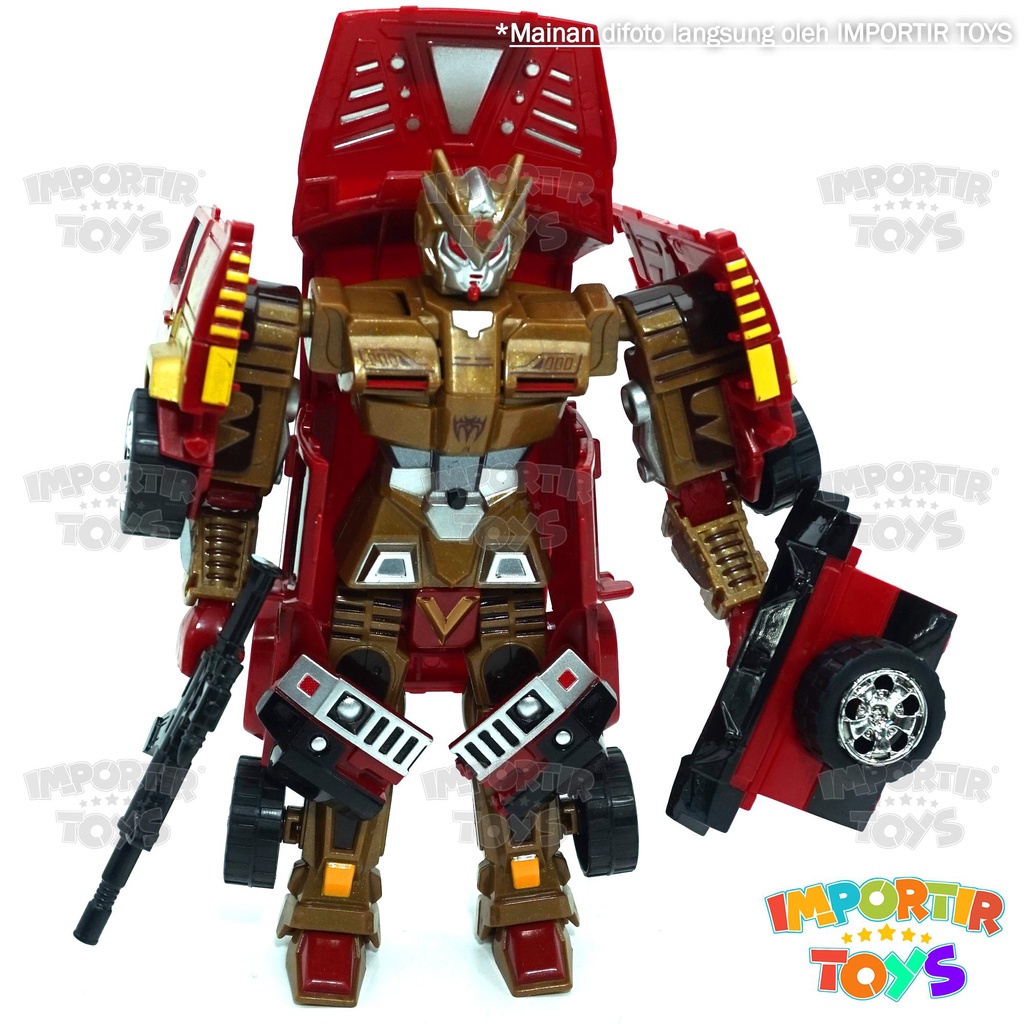 Mainan Robot Menjadi Mobil Warrior Deformation Toy Kid